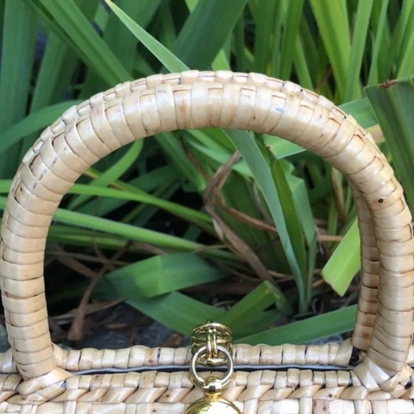 Vintage Vanessa Woven Straw Bag - Picture 5 of 15